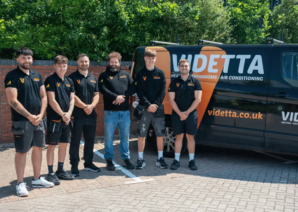 The Videtta heating and plumbing team